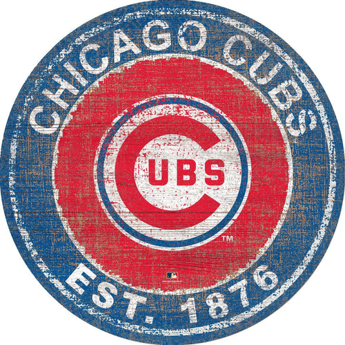 Chicago Cubs 0744-Heritage Logo Round