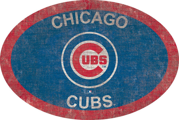 Chicago Cubs 0805-46in Team Color Oval