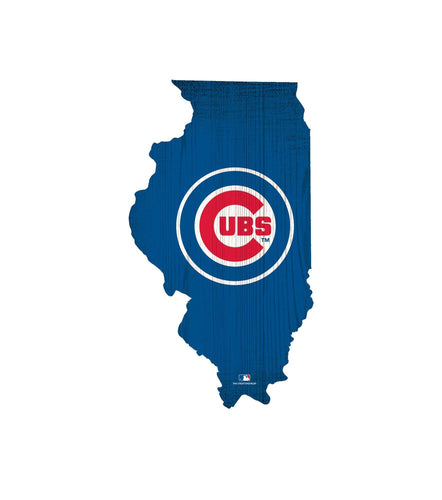 Chicago Cubs 0838-12in Team Color State