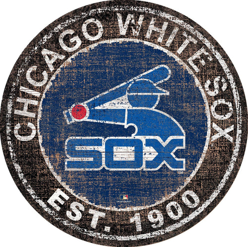 Chicago White Sox 0744-Heritage Logo Round