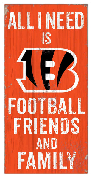Cincinatti Bengals 0738-Friends and Family 6x12