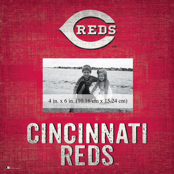 Cincinnati Reds 0739-Team Name 10x10 Frame