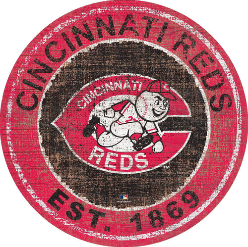 Cincinnati Reds 0744-Heritage Logo Round