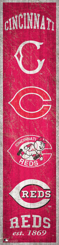 Cincinnati Reds 0787-Heritage Banner 6x24