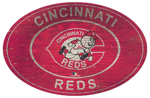Cincinnati Reds 0801-46in Heritage Logo Oval