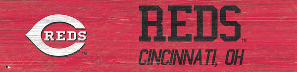 Cincinnati Reds 0846-Team Name 6x24