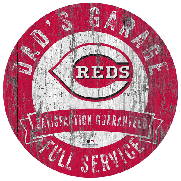 Cincinnati Reds 0862-12in Dad's Garage Circle