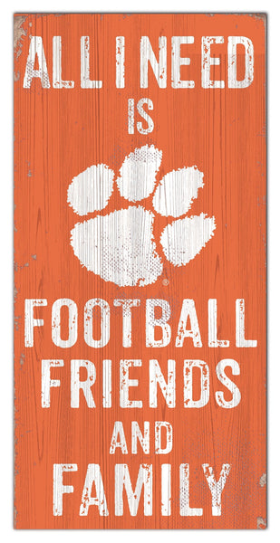 Clemson Tigers 0738-Friends and Family 6x12