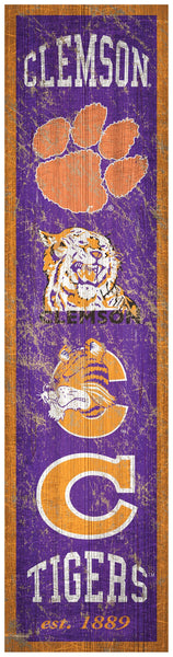 Clemson Tigers 0787-Heritage Banner 6x24