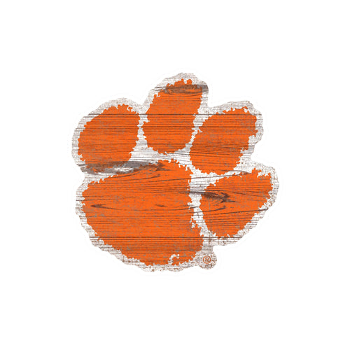 Clemson Tigers 0843-Distressed Logo Cutout 24in