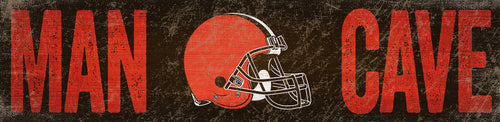 Cleveland Browns 0845-Man Cave 6x24
