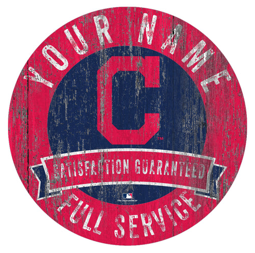 Cleveland Indians 0862-12in Dad's Garage Circle