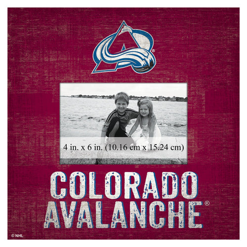 Colorado Avalanche 0739-Team Name 10x10 Frame