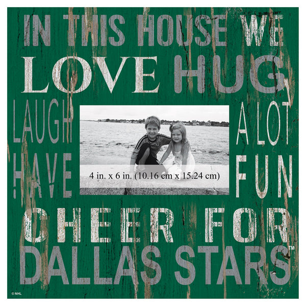 Dallas Stars 0734-In This House 10x10 Frame