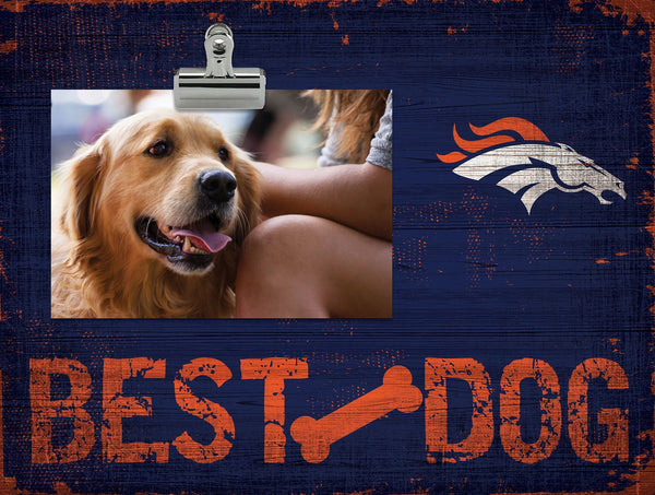 Denver Broncos 0849-Best Dog Clip Frame