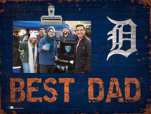 Detroit Tigers 0893-Best Dad Clip Frame