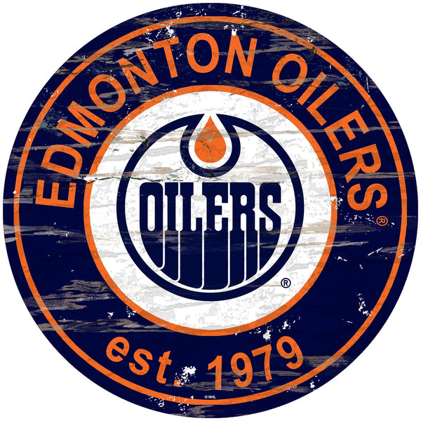 Edmonton Oilers 0659-Established Date Round