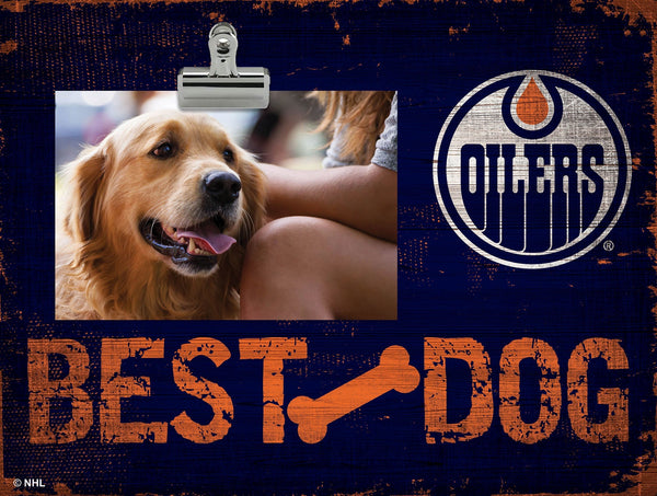 Edmonton Oilers 0849-Best Dog Clip Frame