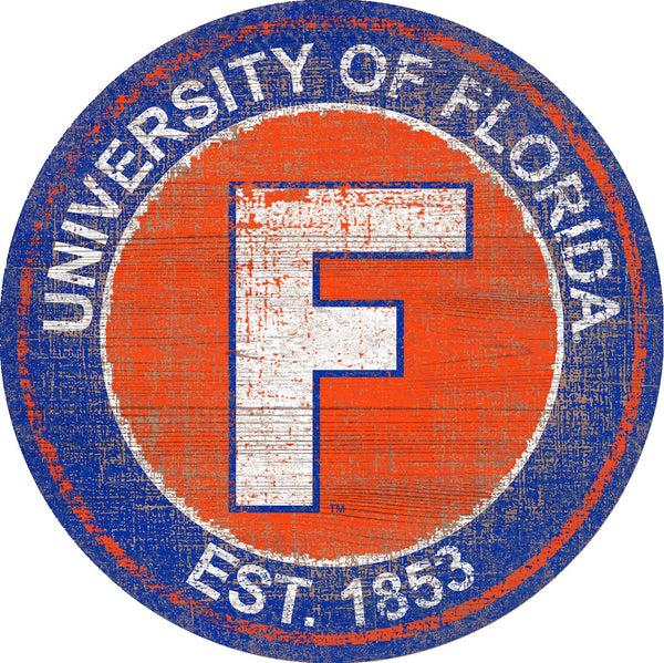 Florida Gators 0744-Heritage Logo Round