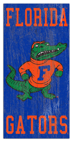 Florida Gators 0786-Heritage Logo w/ Team Name 6x12