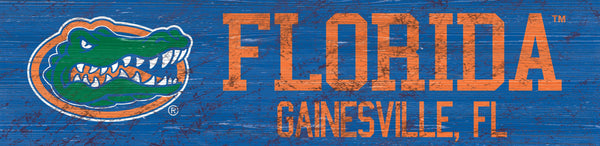 Florida Gators 0846-Team Name 6x24