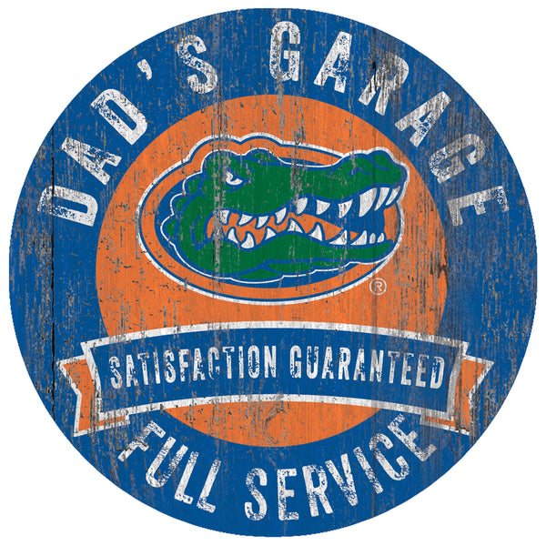 Florida Gators 0862-12in Dad's Garage Circle