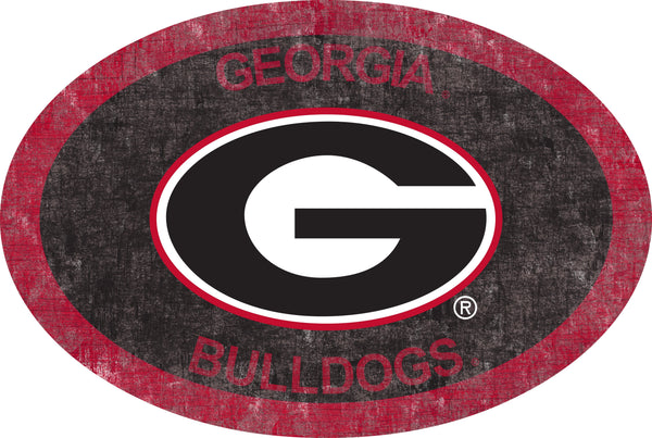 Georgia Bulldogs 0805-46in Team Color Oval