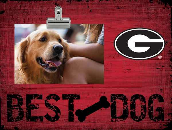 Georgia Bulldogs 0849-Best Dog Clip Frame