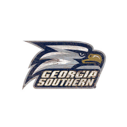 Georgia Southern 0843-Distressed Logo Cutout 24in
