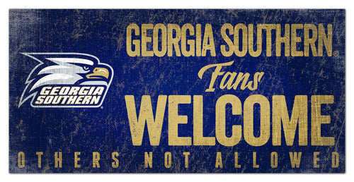 Georgia Southern 0847-Fans Welcome 6x12