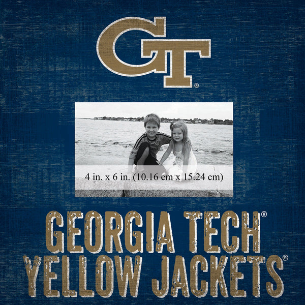 Georgia Tech Yellow Jackets 0739-Team Name 10x10 Frame