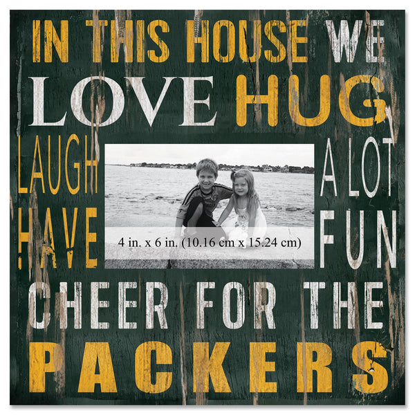 Green Bay Packers 0734-In This House 10x10 Frame