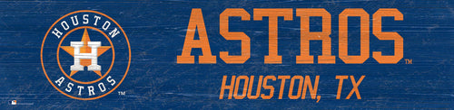 Houston Astros 0846-Team Name 6x24