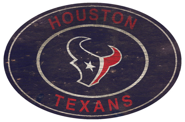 Houston Texans 0801-46in Heritage Logo Oval