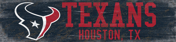 Houston Texans 0846-Team Name 6x24