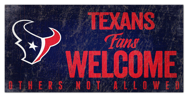 Houston Texans 0847-Fans Welcome 6x12