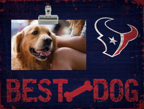 Houston Texans 0849-Best Dog Clip Frame