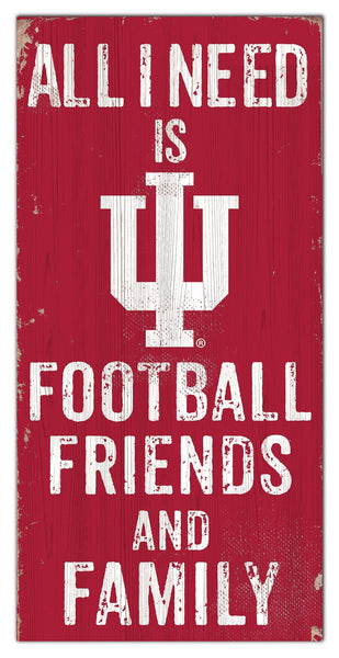 Indiana Hoosiers 0738-Friends and Family 6x12
