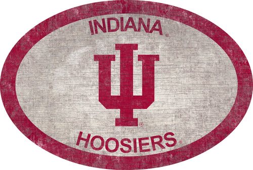 Indiana Hoosiers 0805-46in Team Color Oval