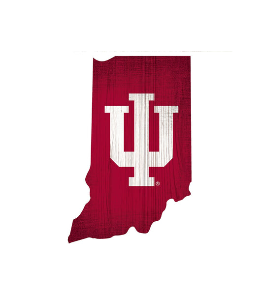 Indiana Hoosiers 0838-12in Team Color State