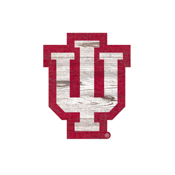 Indiana Hoosiers 0843-Distressed Logo Cutout 24in