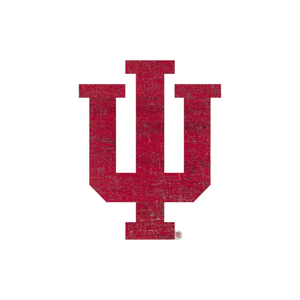 Indiana Hoosiers 0843-Distressed Logo Cutout 24in