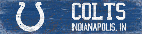 Indianapolis Colts 0846-Team Name 6x24