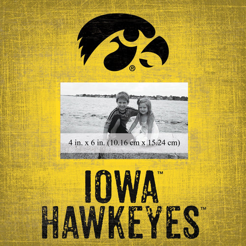 Iowa Hawkeyes 0739-Team Name 10x10 Frame