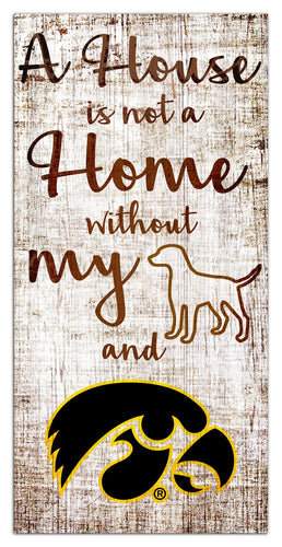 Iowa Hawkeyes 0867-A House is not a Home 6x12