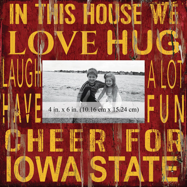 Iowa State Cyclones 0734-In This House 10x10 Frame