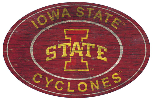 Iowa State Cyclones 0801-46in Heritage Logo Oval
