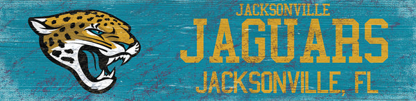 Jacksonville Jaguars 0846-Team Name 6x24