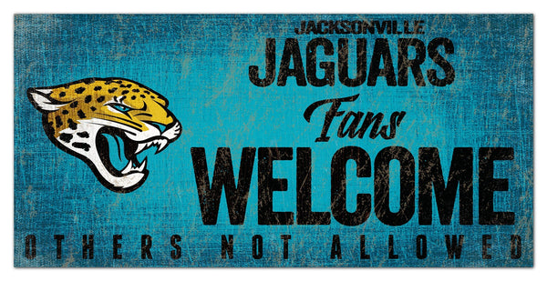 Jacksonville Jaguars 0847-Fans Welcome 6x12