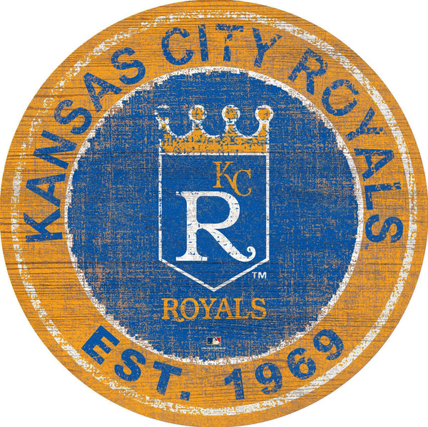 Kansas City Royals 0744-Heritage Logo Round
